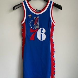 Vintage Hardwood Classics Philadelphia 76ers NBA Jersey Dress Small